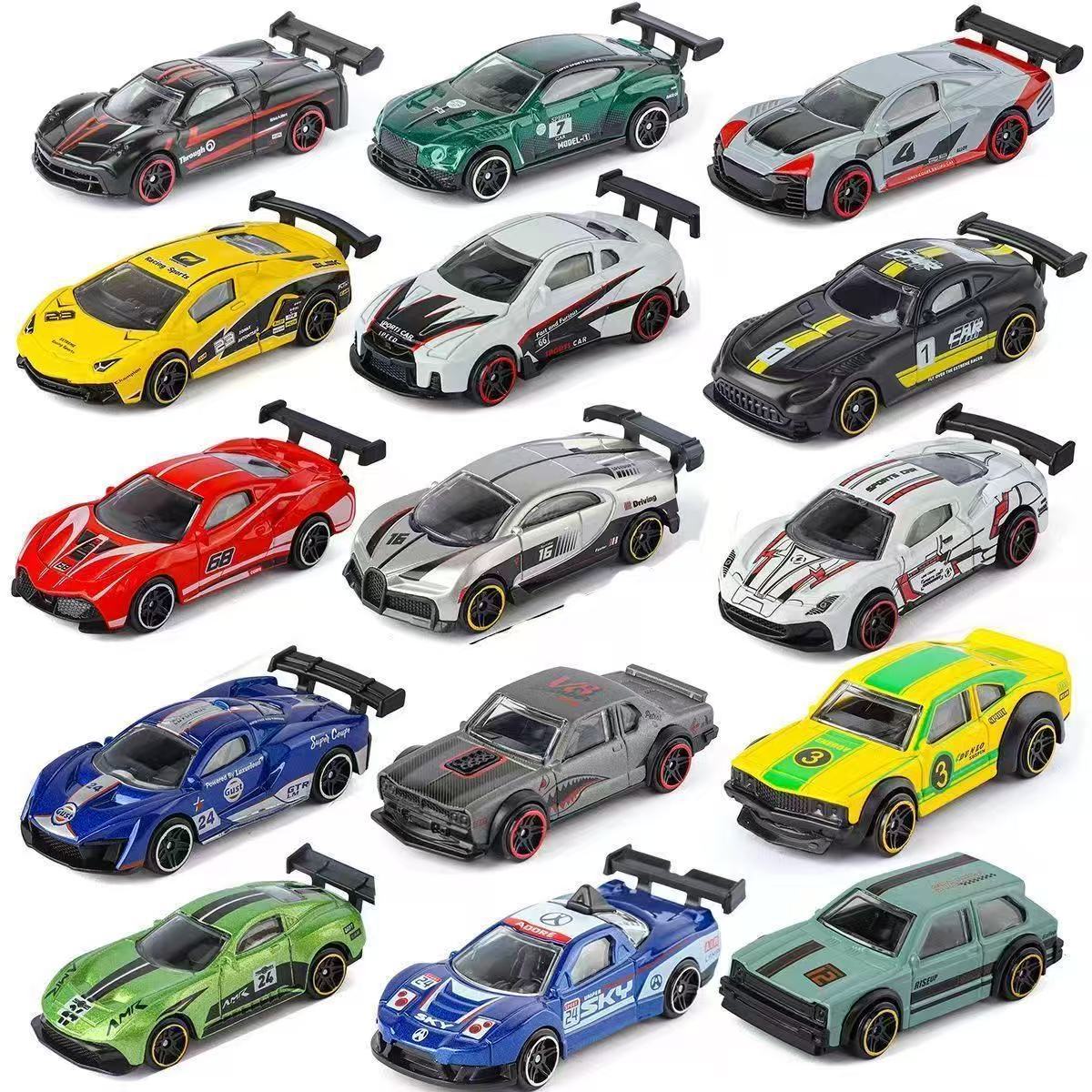 Vintage Collectible Cars - Alloy Car Model Simulation 1:64 Sliding