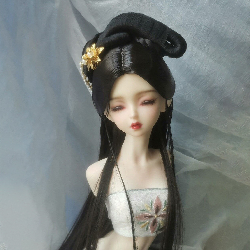 Vintage Collectible Accessories - 1/4 1/3 BJD Doll Wigs Chinese