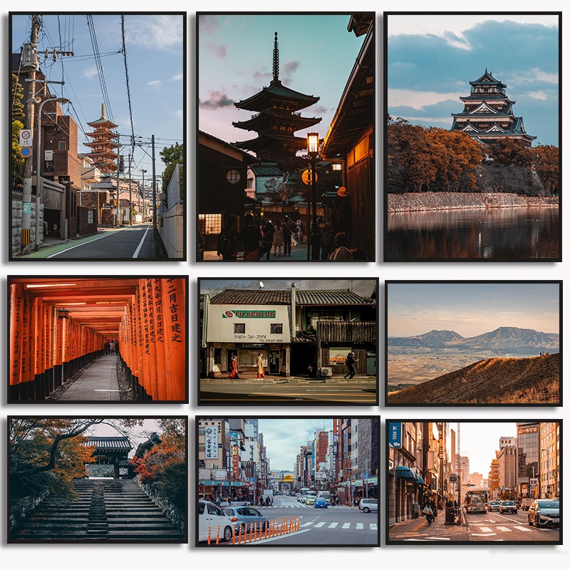 Vintage Japanese Landmark Coll - Vintage Collectible Posters 评论和价格