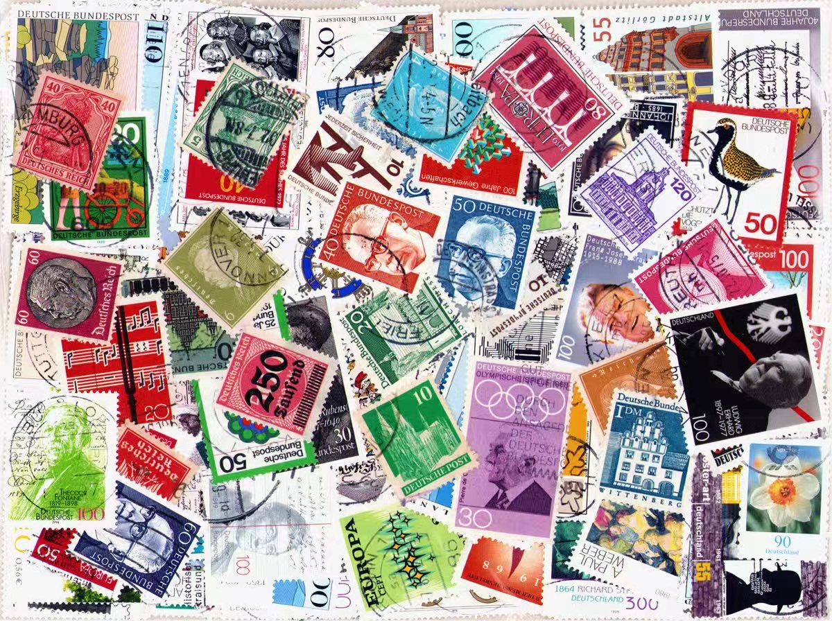 Germany Stamps Mixed Lot 50Pcs - Collectible Vintage Postage Stamps 评论和价格