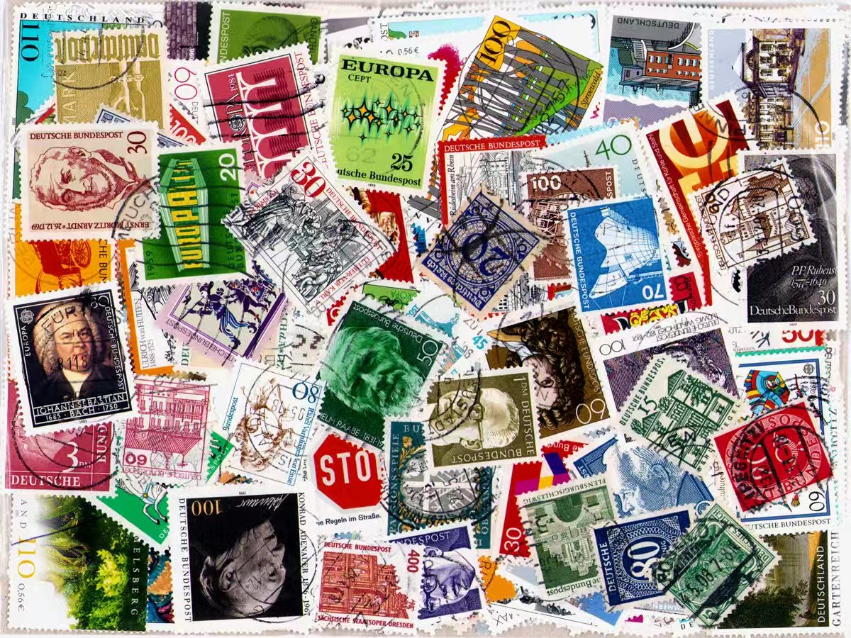 Germany Stamps Mixed Lot 50Pcs - Collectible Vintage Postage Stamps 评论和价格