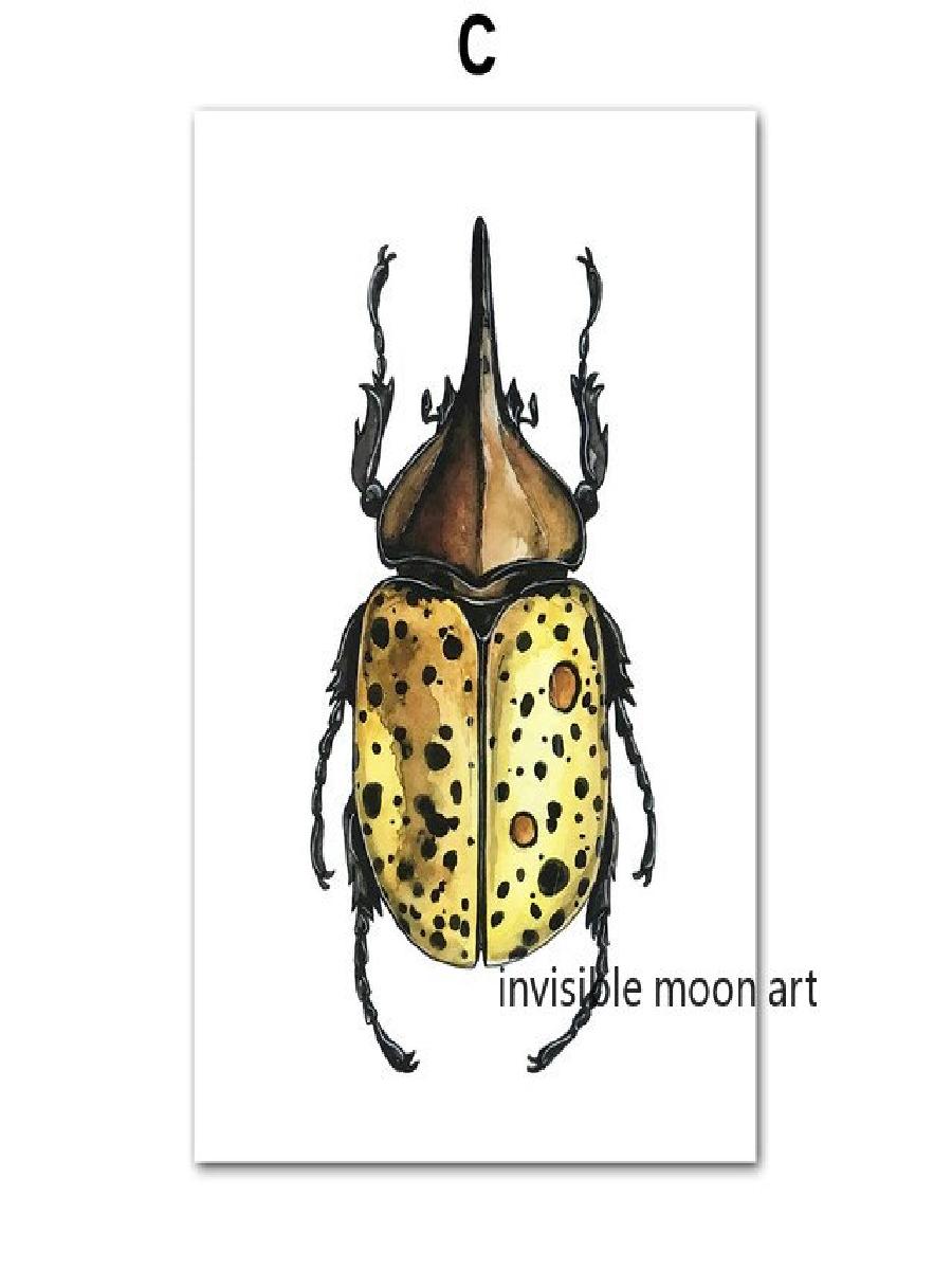 Vintage Insect Art Colorful Be - Vintage Collectible Posters 评论和价格