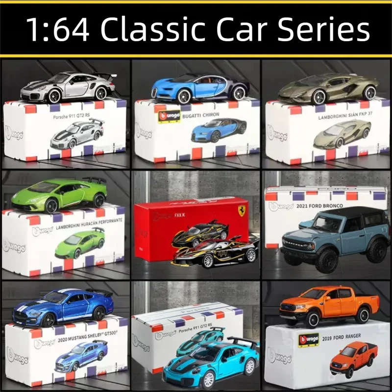 Bburago 1:64 Diecast Car Model - Vintage Collectible Cars 评论和价格